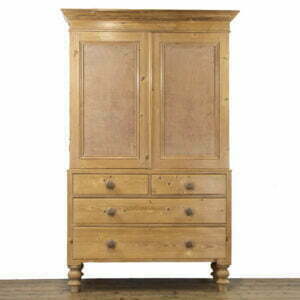 Antique Pine Linen Press Cupboard