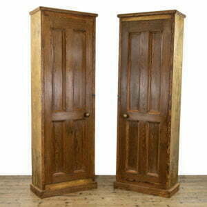 Pair of Reclaimed Pitch Pine Cupboards