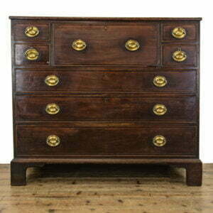 Antique Inlaid Mahogany Secretaire Chest