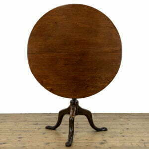 Antique Mahogany Tilt Top Tripod Table