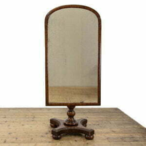 Edwardian Antique Mahogany Cheval Mirror