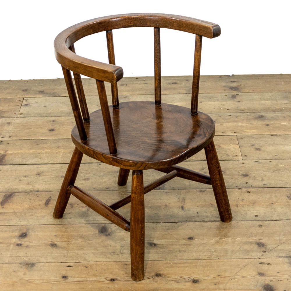 Small Antique Ash and Elm Child’s Chair