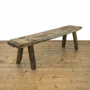Rustic Antique Oak Pig Bench