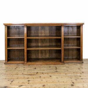 Antique Oak Breakfront Bookcase