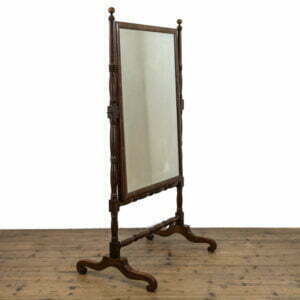 Antique Mahogany Cheval Mirror