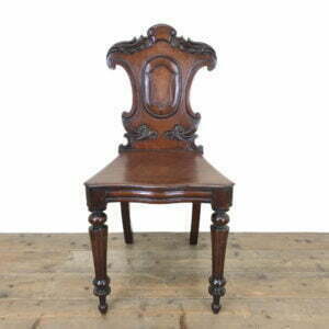 Victorian Mahogany Hall Chair
