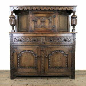 Antique English Oak Court Cupboard