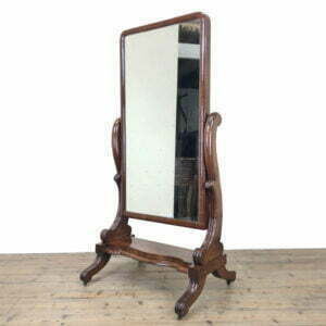 Victorian Mahogany Cheval Mirror