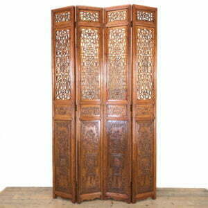 M 2466 Large Chinese Elm Room Divider Screen 1