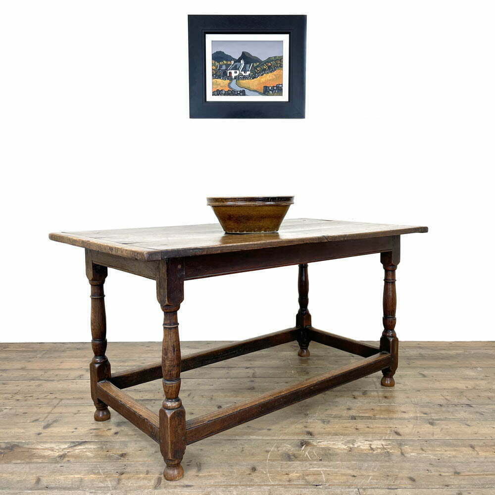 18th Century Antique Joined Oak Table