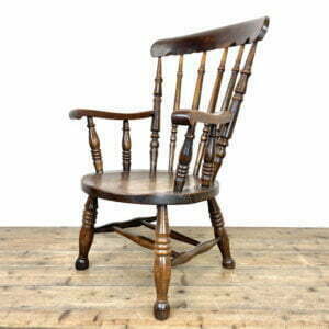 Antique Ash and Elm Fireside Penny Armchair