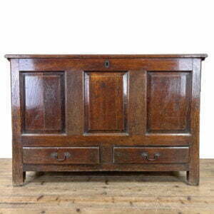 M-2945 Antique 18th Century Oak Mule Chest Penderyn Antiques (1)