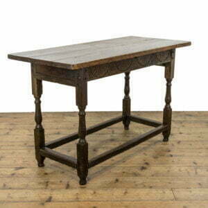 M 3056 18th Century Antique Oak Occasional Table 1