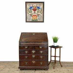 Small 18th Century Antique Oak Bureau