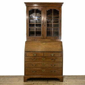 Georgian Antique Mahogany Bureau Bookcase