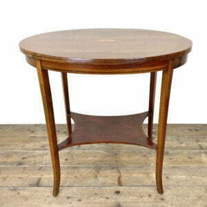 Edwardian Mahogany Oval Side Table