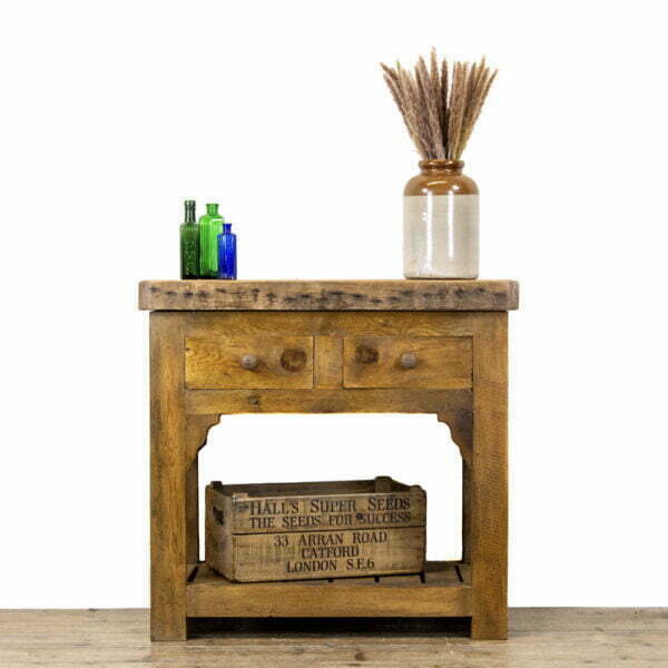 M-3495 Rustic Wooden Sideboard With Drawers Penderyn Antiques (1)