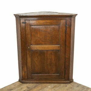 Antique Oak Hanging Corner Cupboard