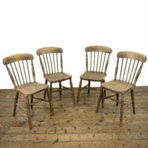 Set of Four Farmhouse Kitchen Chairs