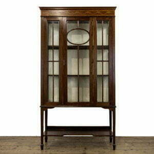 Edwardian Antique Mahogany Glass Display Cabinet