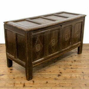 18th Century Antique Oak Coffer