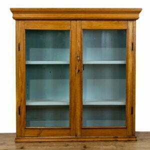 Antique Pine Glazed Two Door Cabinet