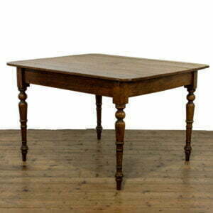19th Century Antique Oak Kitchen Table