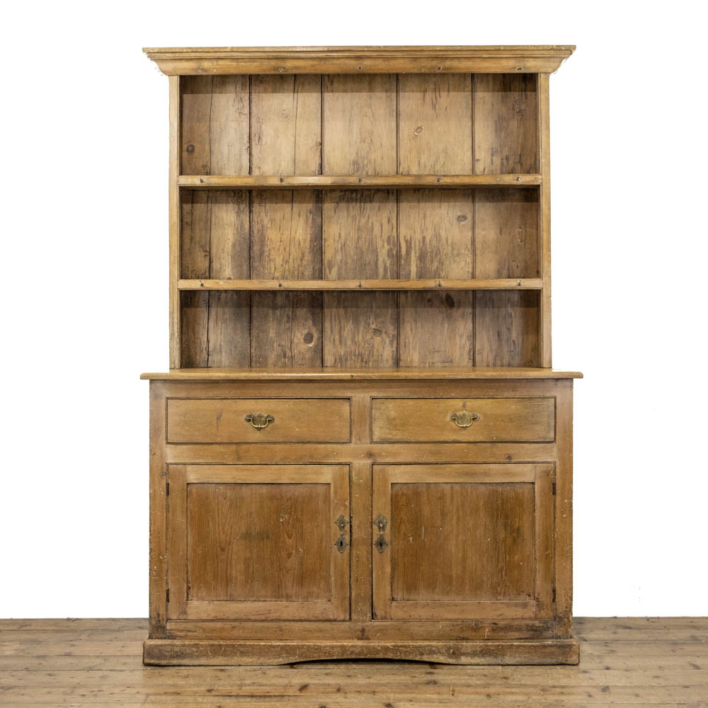 19th Century Antique Stained Pine Dresser