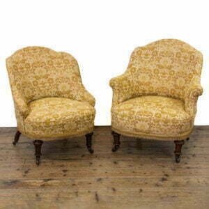M 4159 Pair of Similar Victorian Upholstered Tub Chairs 1
