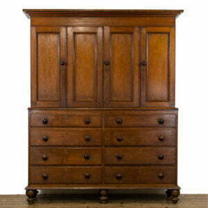 19th Century Antique Oak Two Stage Housekeeper's Cupboard