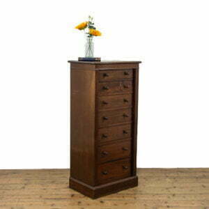 Antique Mahogany Wellington Chest