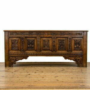 19th Century Antique Oak Coffer