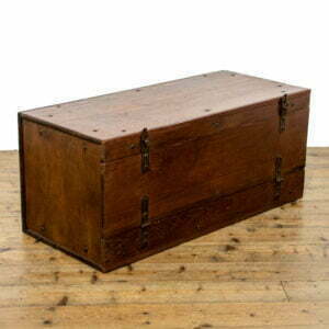Antique Mahogany Sea Trunk