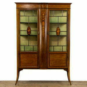 Edwardian Inlaid Mahogany Display Cabinet