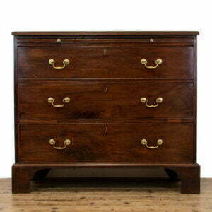 Georgian Antique Bachelor's Mahogany Chest of Drawers