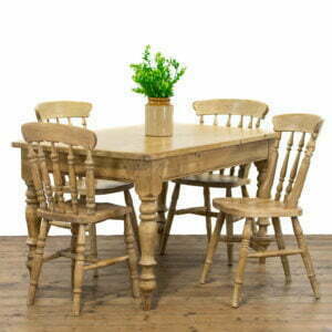 Vintage Farmhouse Kitchen Table & Chairs Set