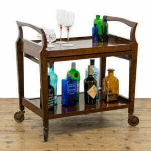 Vintage Mahogany Serving Trolley by Ekonospace