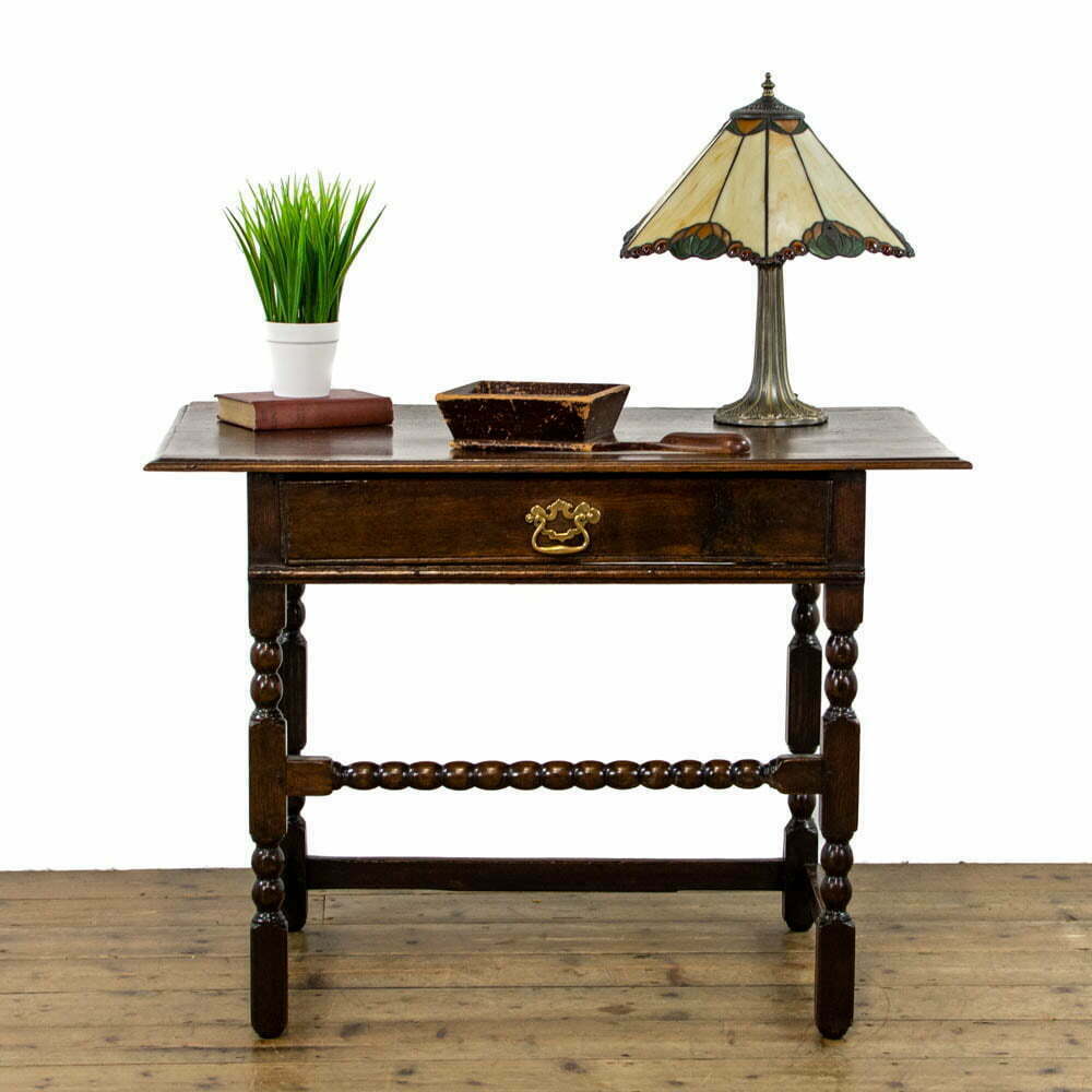 18th Century Antique Oak Side Table