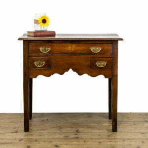 18th Century Antique Oak Lowboy Side Table