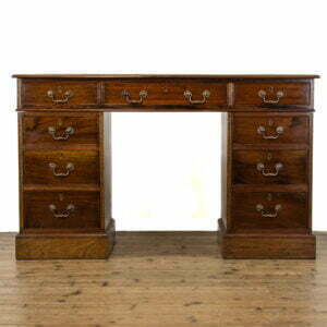 Antique Mahogany Pedestal Desk