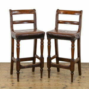 Pair of 19th Century Antique Bar Stools
