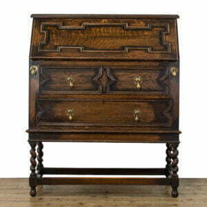 Jacobean Style Antique Oak Bureau