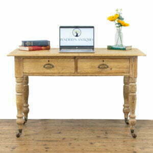 Edwardian Antique Pine Writing Table or Desk