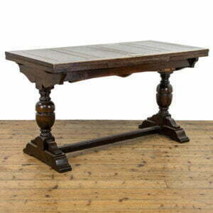 Early 20th Century Antique Oak Extendable Dining Table