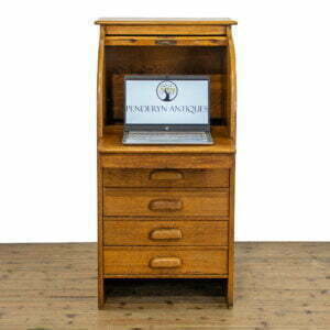Early 20th Century Golden Oak Roll Top Desk
