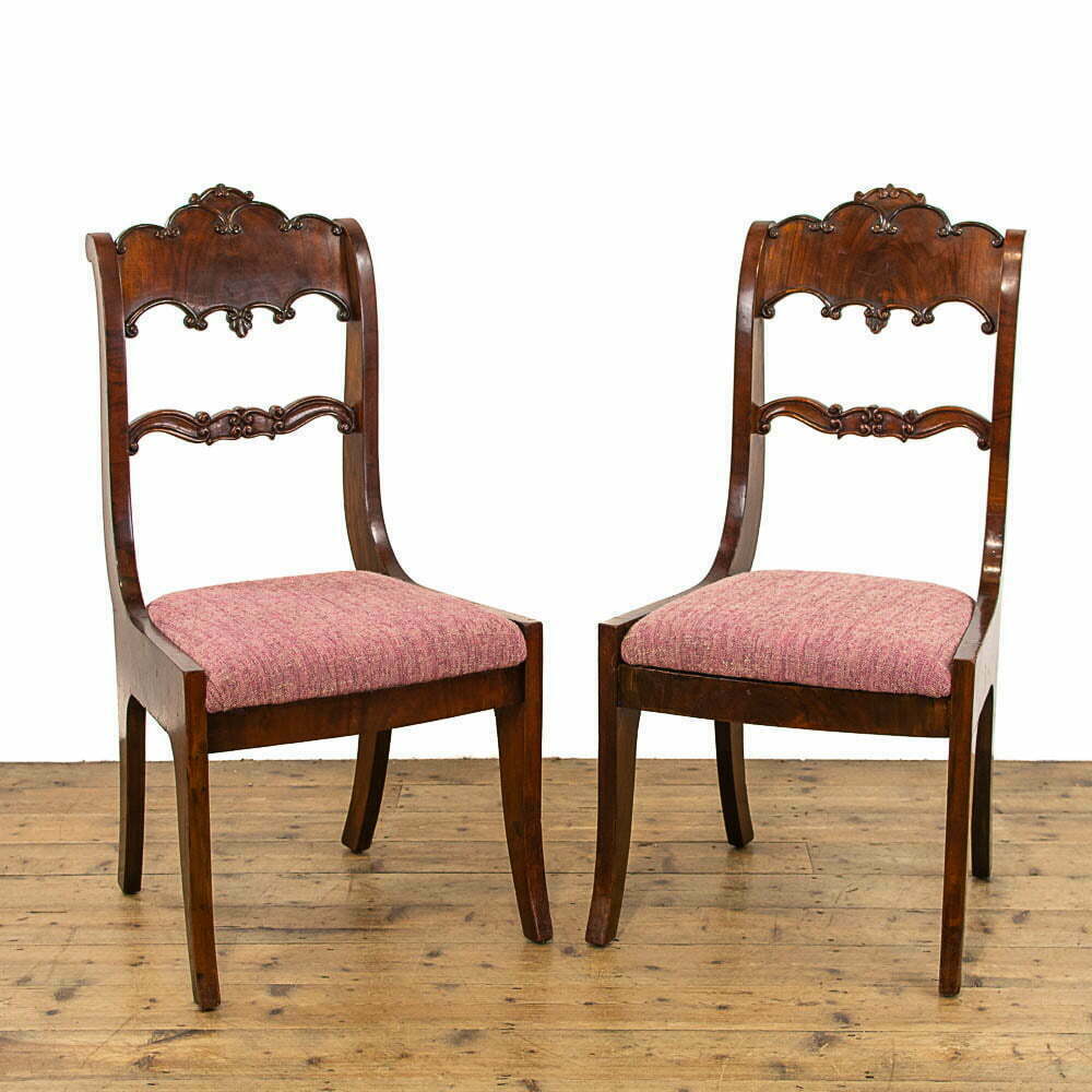 Antique Pair of German Biedermeier Chairs