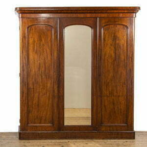Victorian Mahogany Triple Compactum Wardrobe