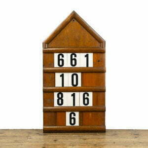 Oak Hymn Board