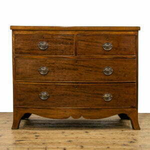 Antique Mahogany Bow Front Chest of Drawers