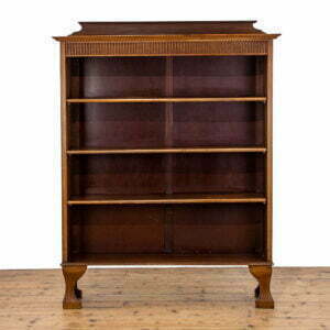 Edwardian Antique Open Bookcase